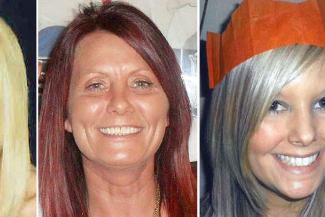 A photo issued by Durham Police of (left to right) Susan McGoldrick, her sister Alison Turnbull  and Alison's daughter Tanya Turnbull