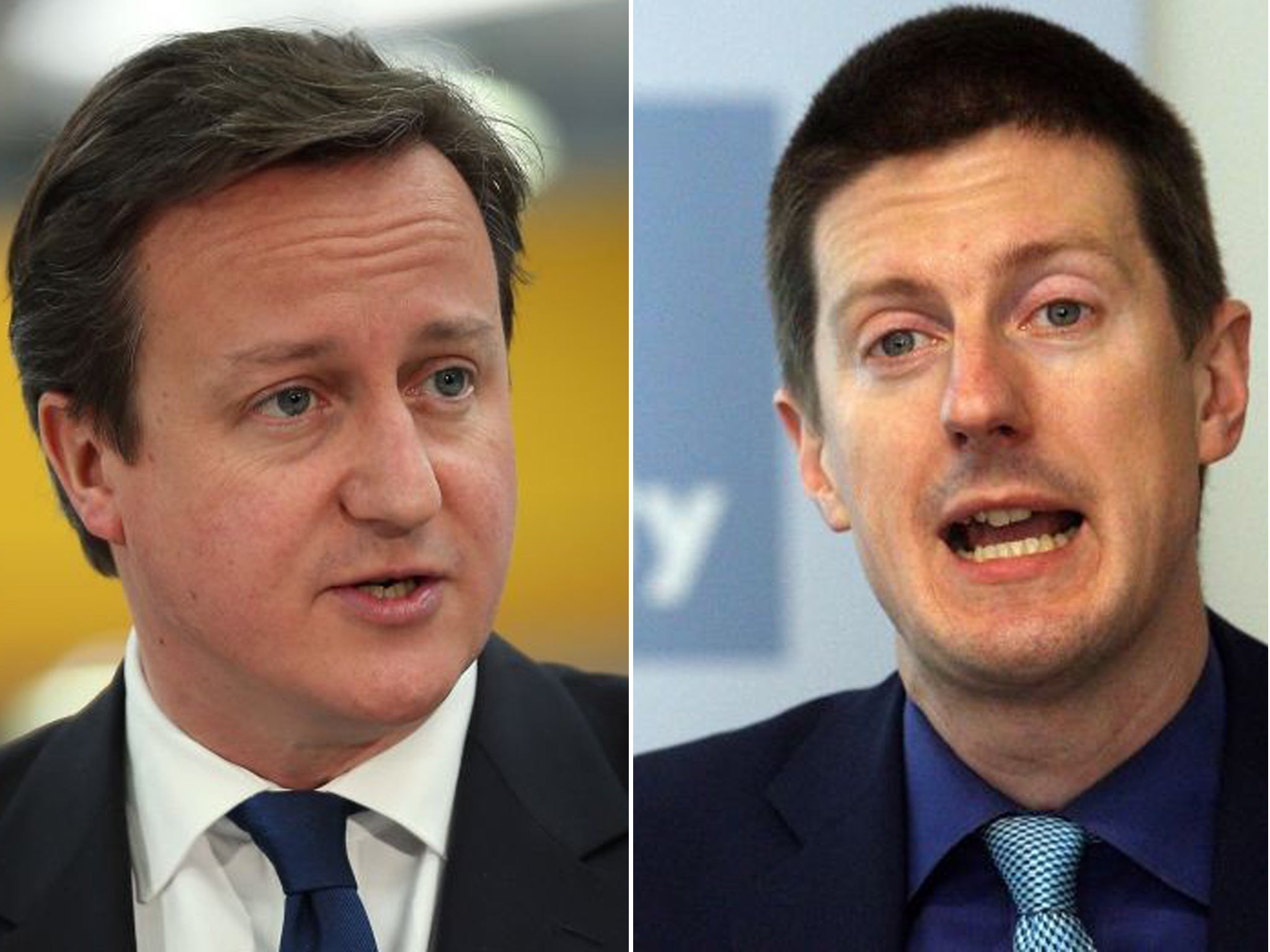 Robert Chote, right, has rebuked David Cameron for misrepresenting its position on the impact of austerity measures