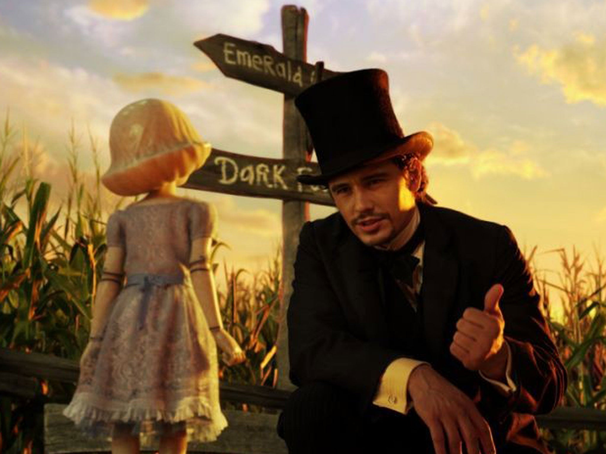 Goodbye Kansas: James Franco charms the locals in Oz the Great and Powerful