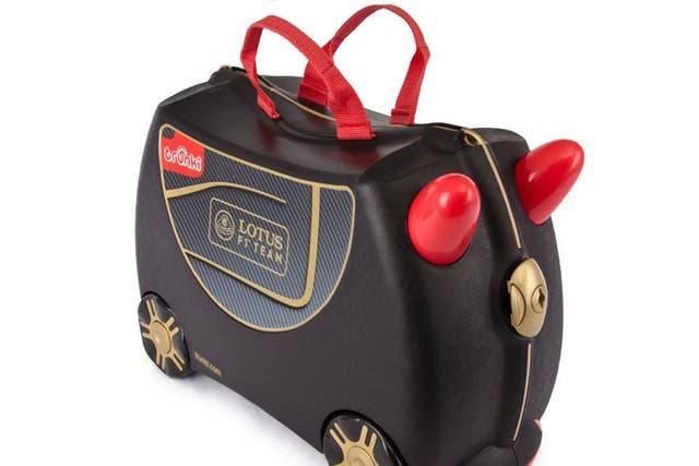 Trunki launches a limited-edition F1 Lotus bag for budding Lewis Hamiltons on Friday. As you'll see from page 81, Formula 1 racing is back for the 2013 season, so they'll be ahead of the curve (£50; trunki.co.uk).