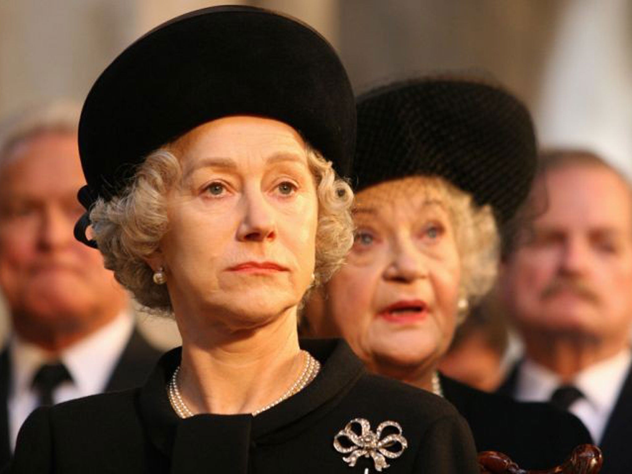 The Queen, 2006: With little make-up but much physical skill, Mirren suggested, as much as anyone could, the pain experienced by the private monarch in the aftermath of the death of Diana, Princess of Wales.
