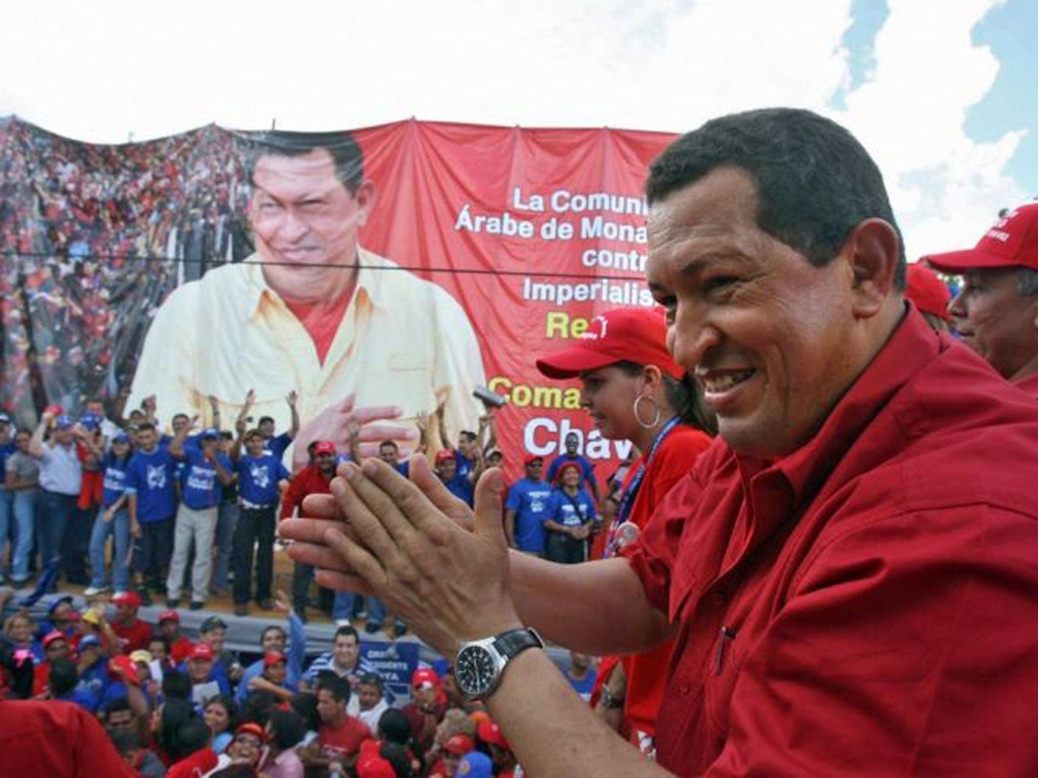 The late Venezuelan president in 2007