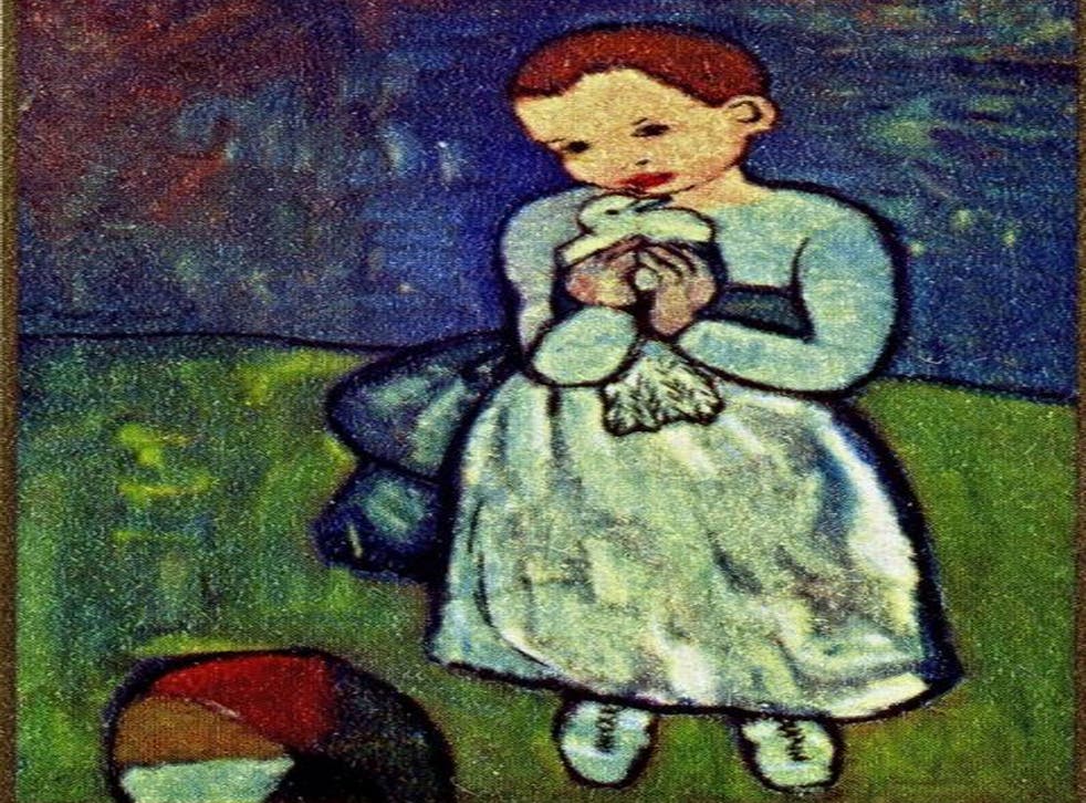 Emblem of peace: ‘Child with a Dove’ was valued at £50m