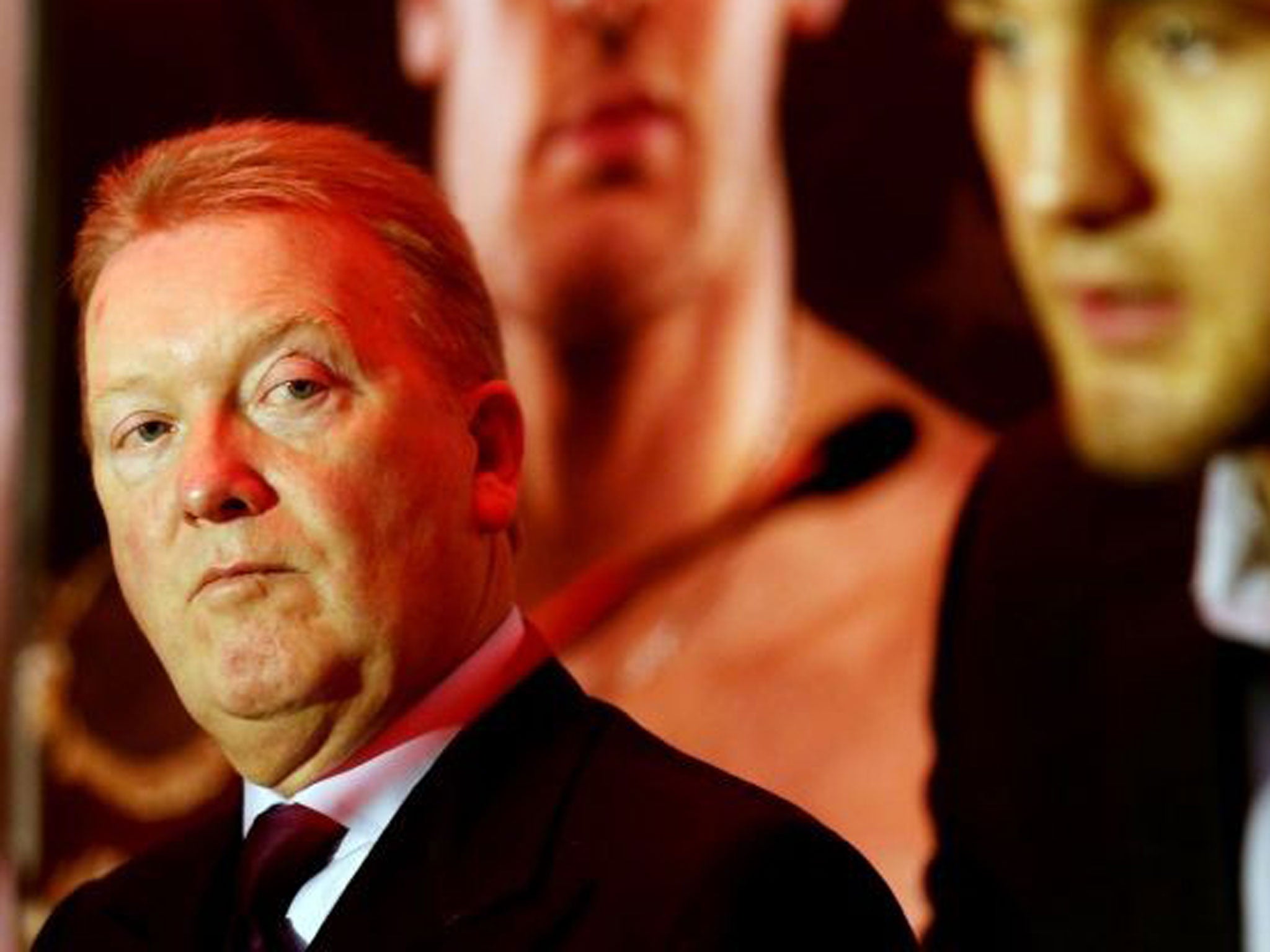 On the ropes?: Frank Warren was due to promote George Groves next Saturday before the fighter moved to the stable run by Eddie Hearn