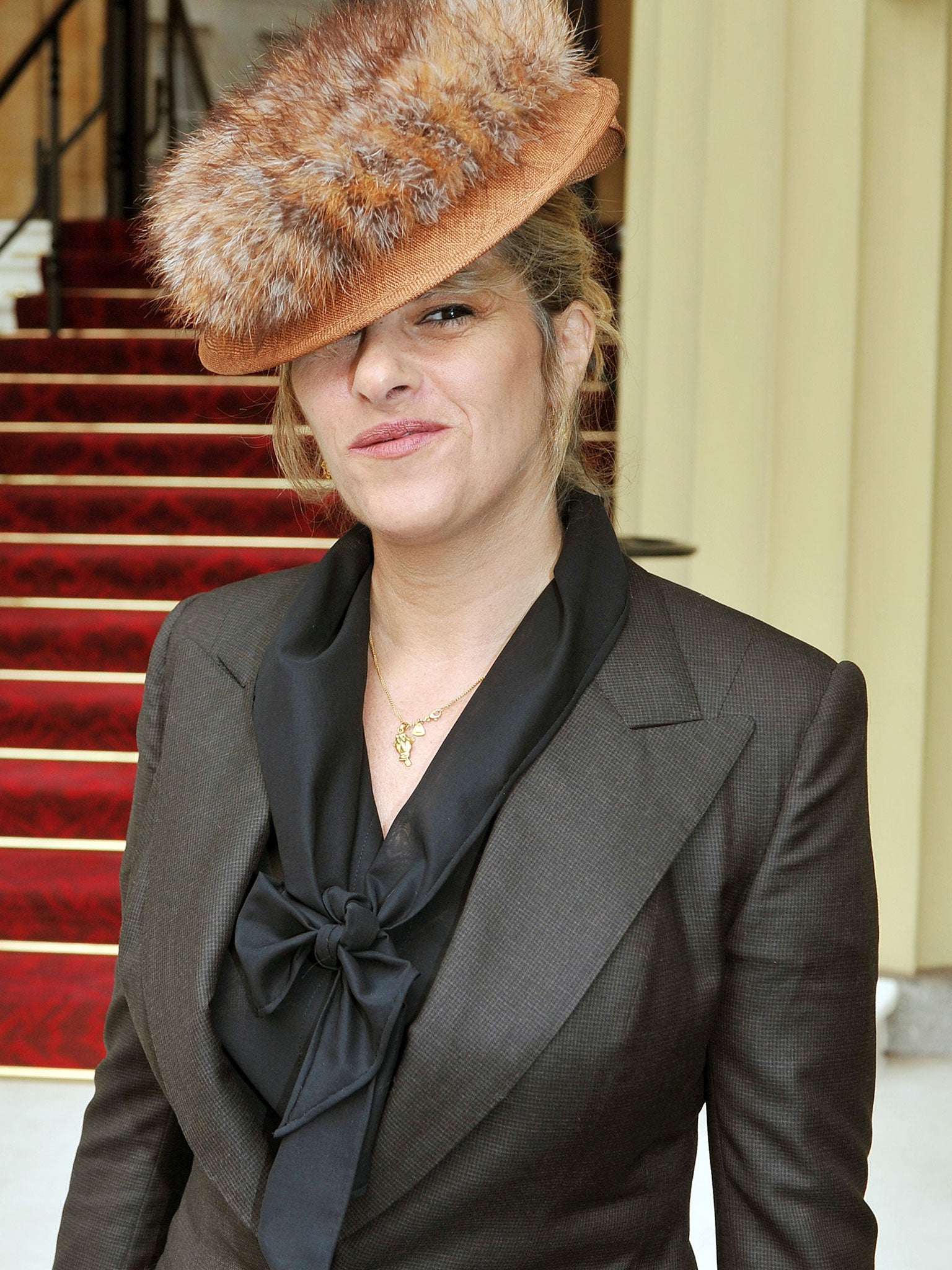 Tracey Emin collects her CBE last week