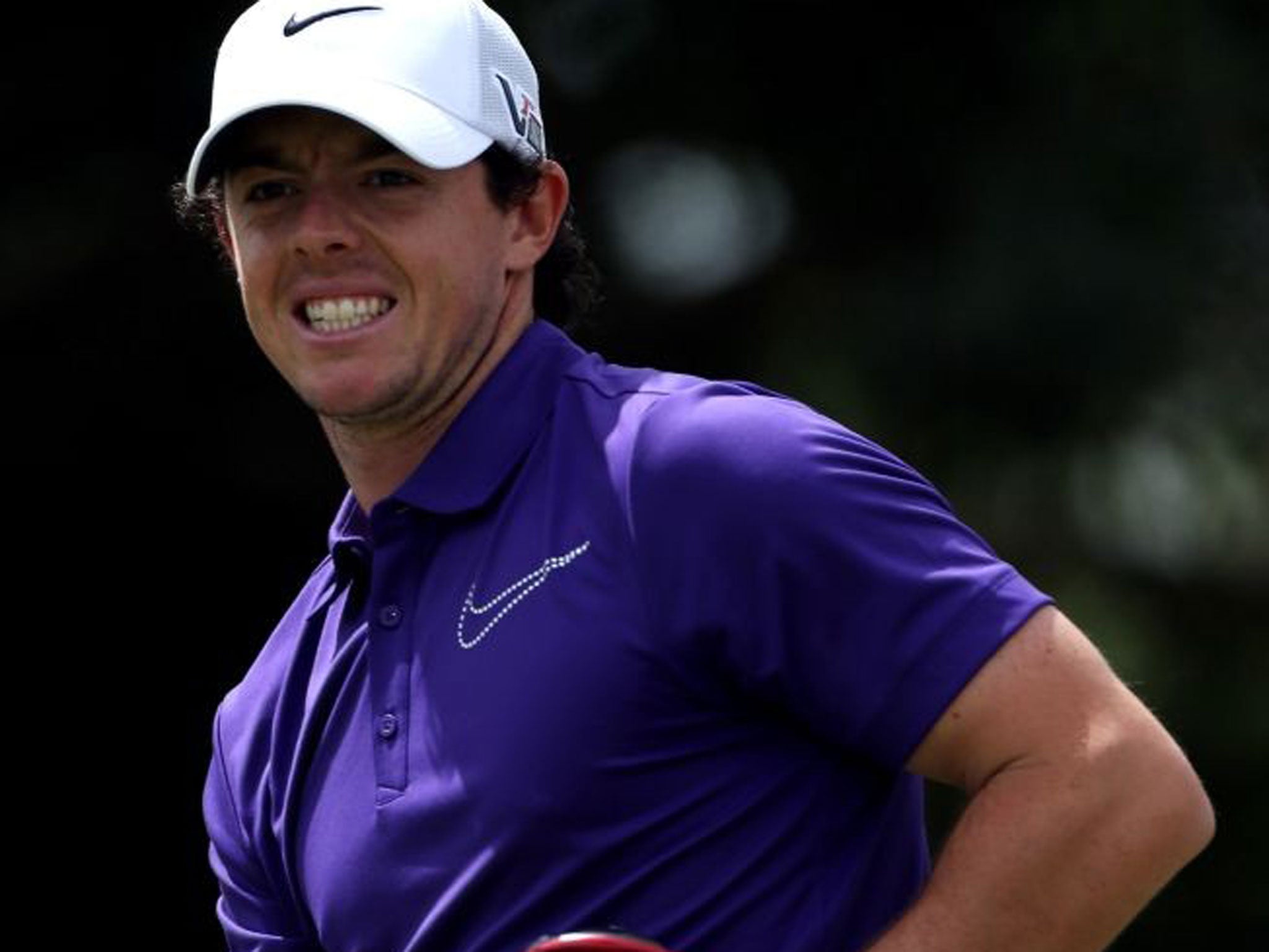 Rory McIlroy was smiling again yesterday after hitting a seven under par final round in Doral