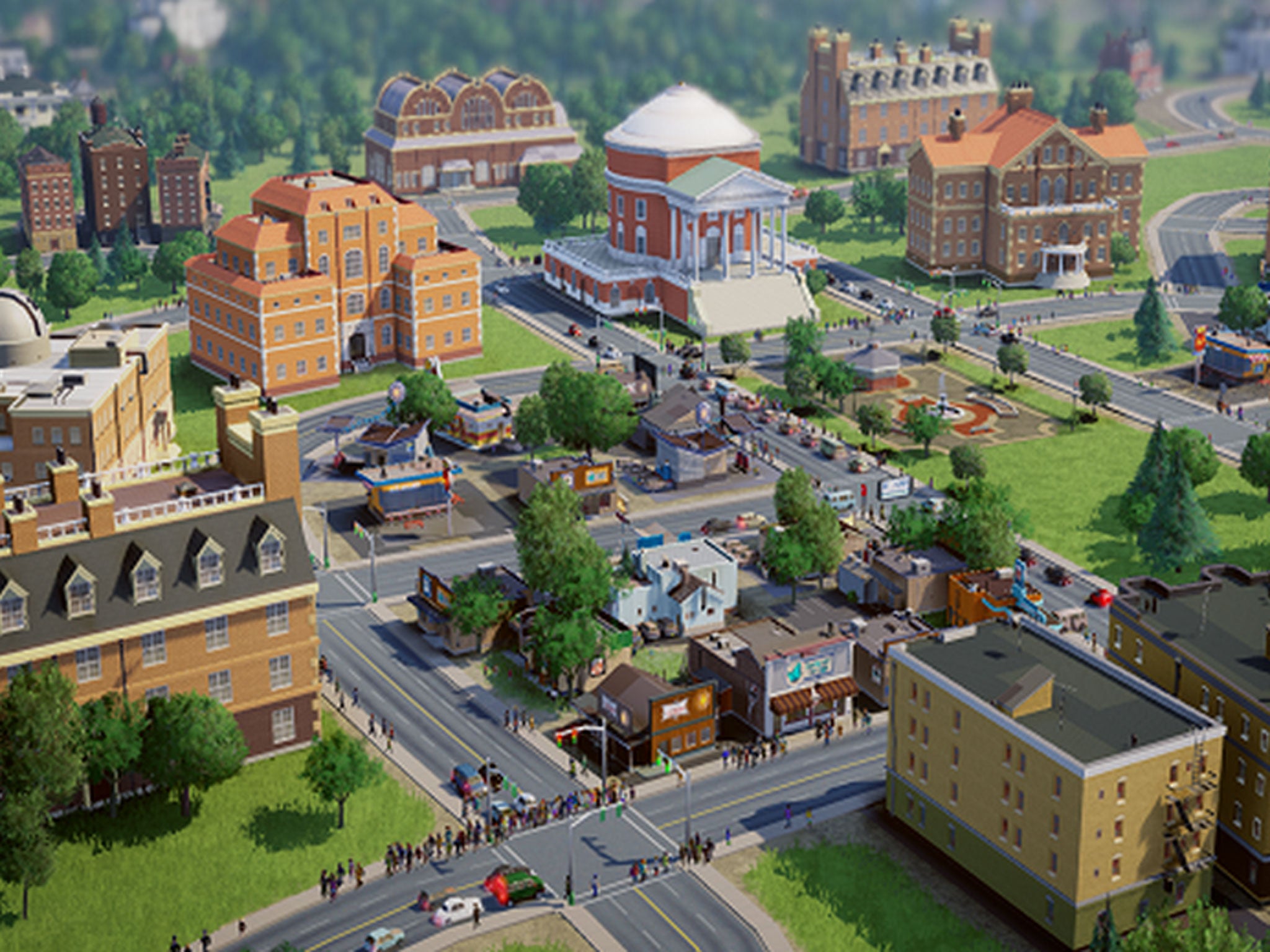A screenshot from the new SimCity game, which has had a bumpy launch