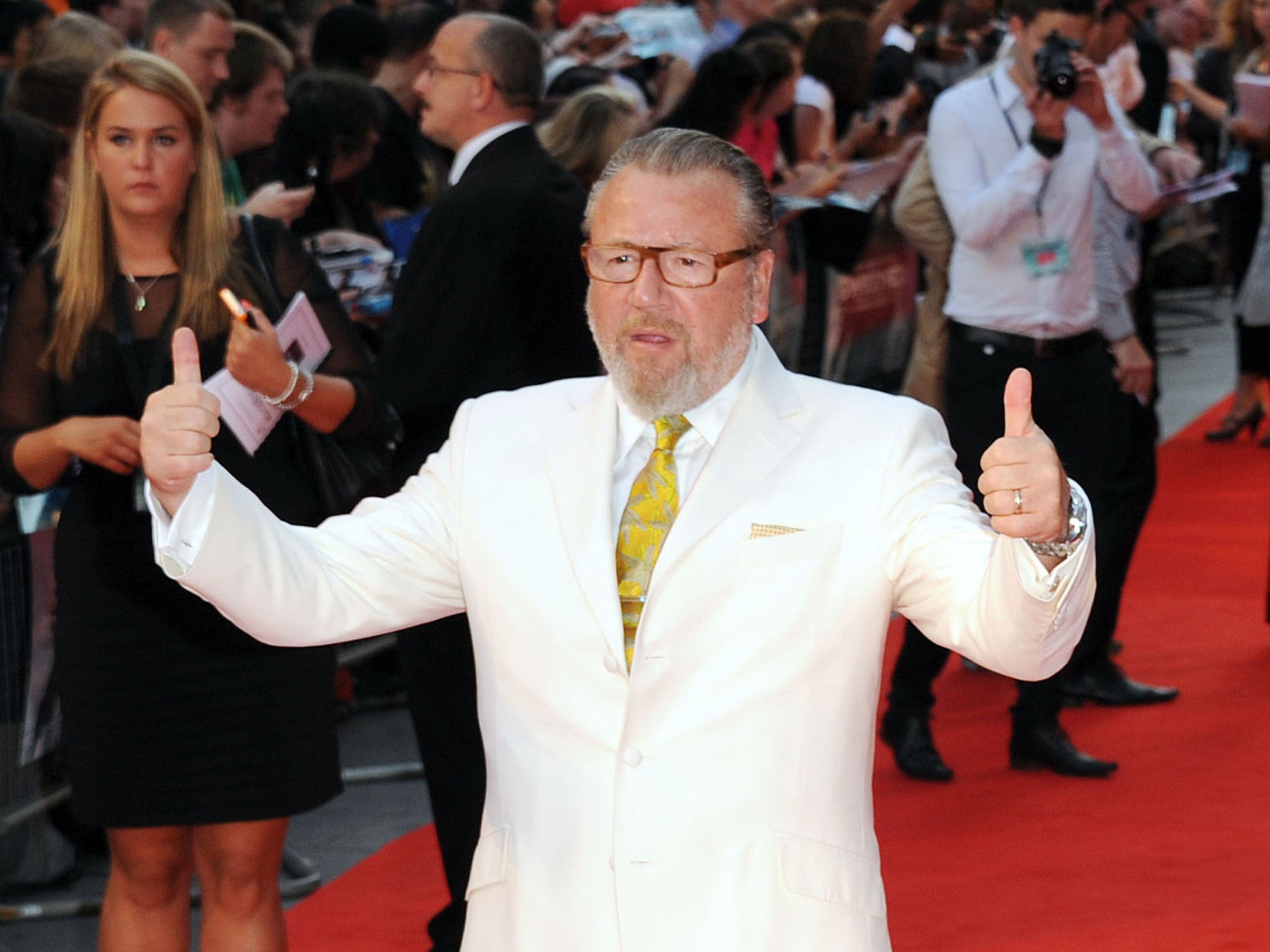 Ray Winstone attends The Sweeney - UK Film Premiere at Vue Leicester Square on September 3, 2012 in London, England.