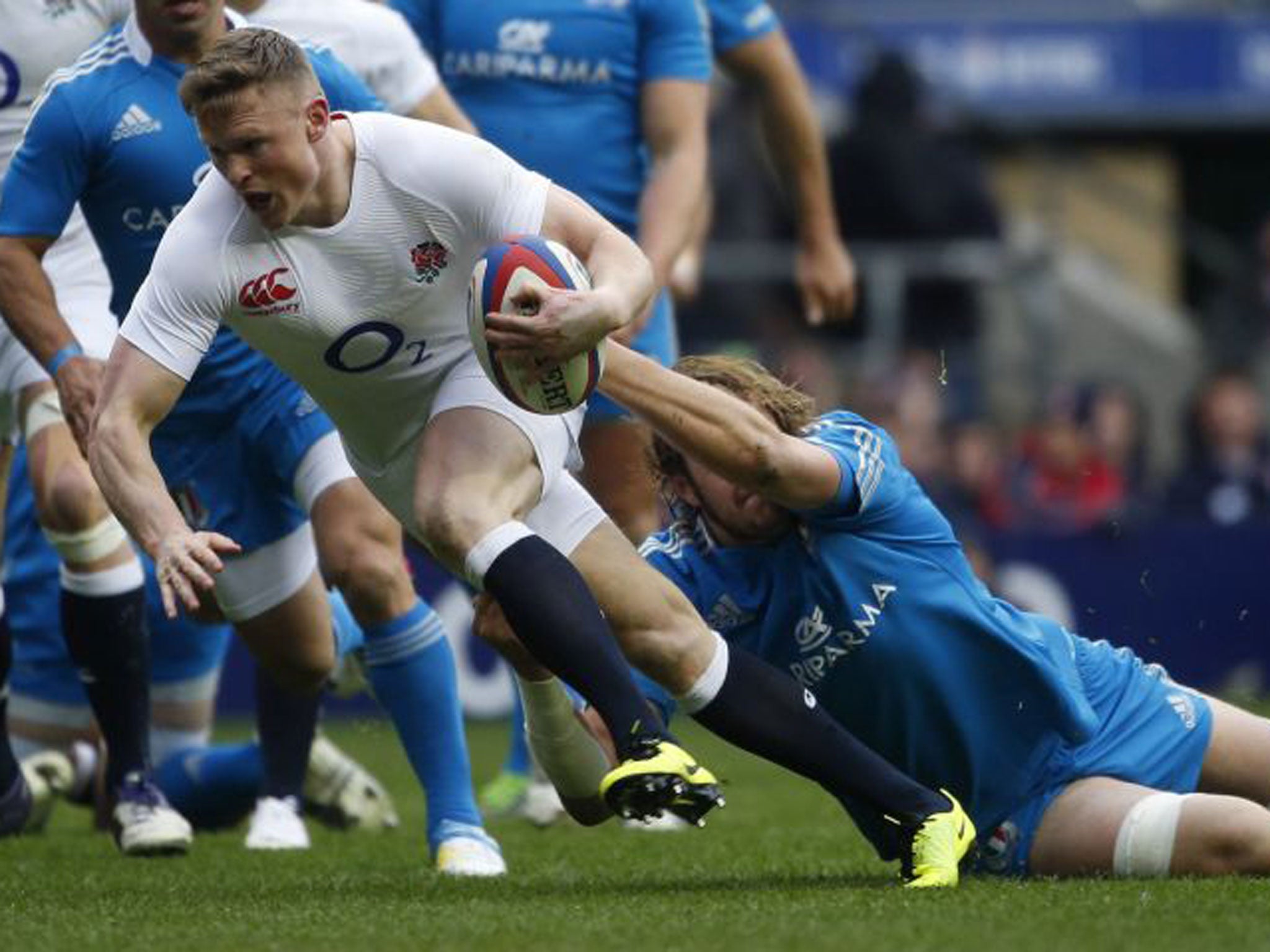 England winger Chris Ashton has yet to score a try in this year’s Six Nations