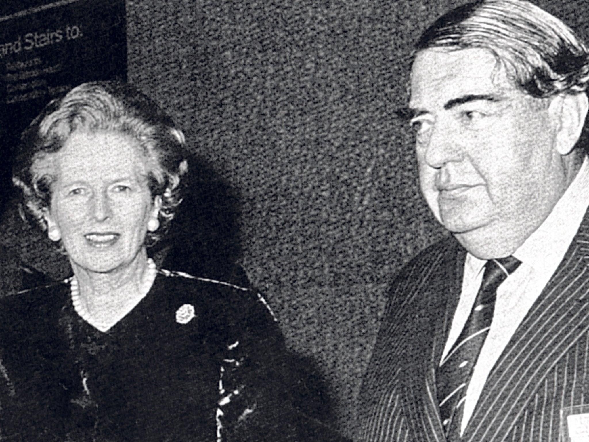 Cavendish escorts Margaret Thatcher at a charity event