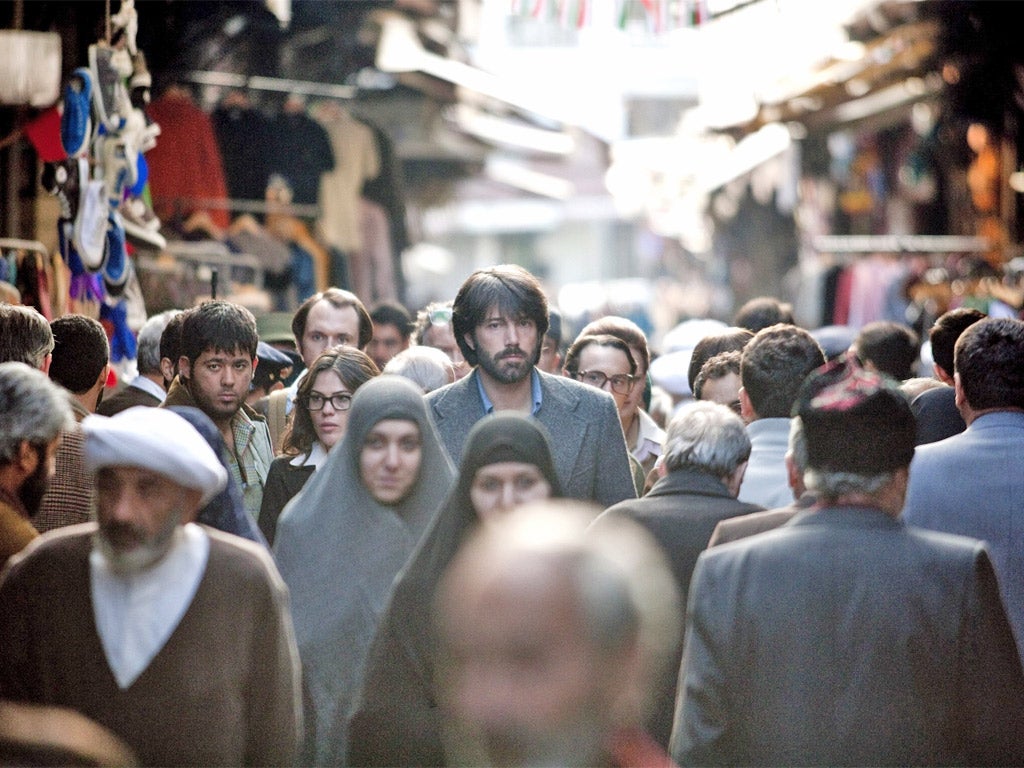 A scene from the critically acclaimed and Oscar winning 'Argo'