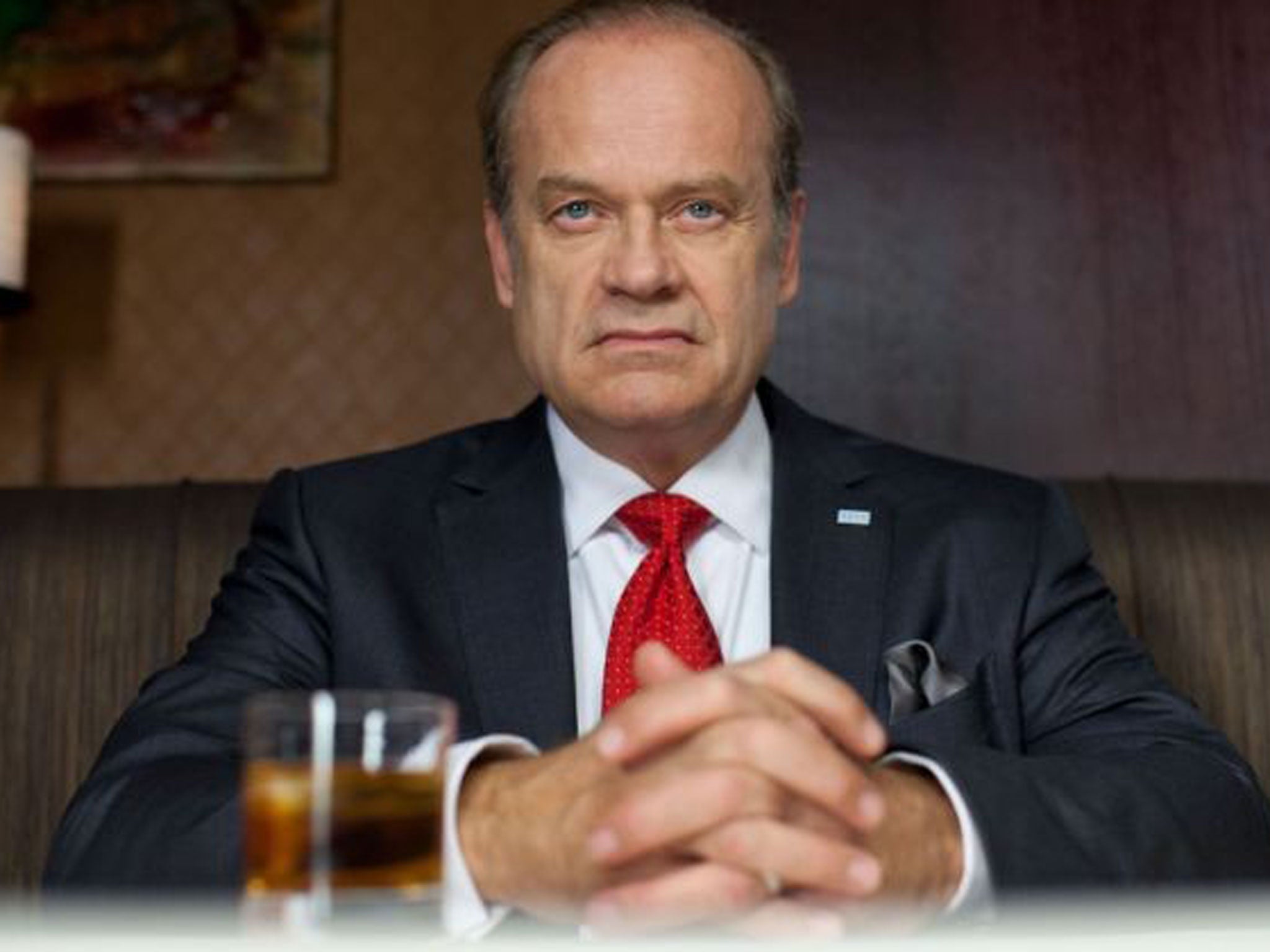 Kelsey Grammer is his role as corrupt Chicago Mayor Tom Kane in Boss