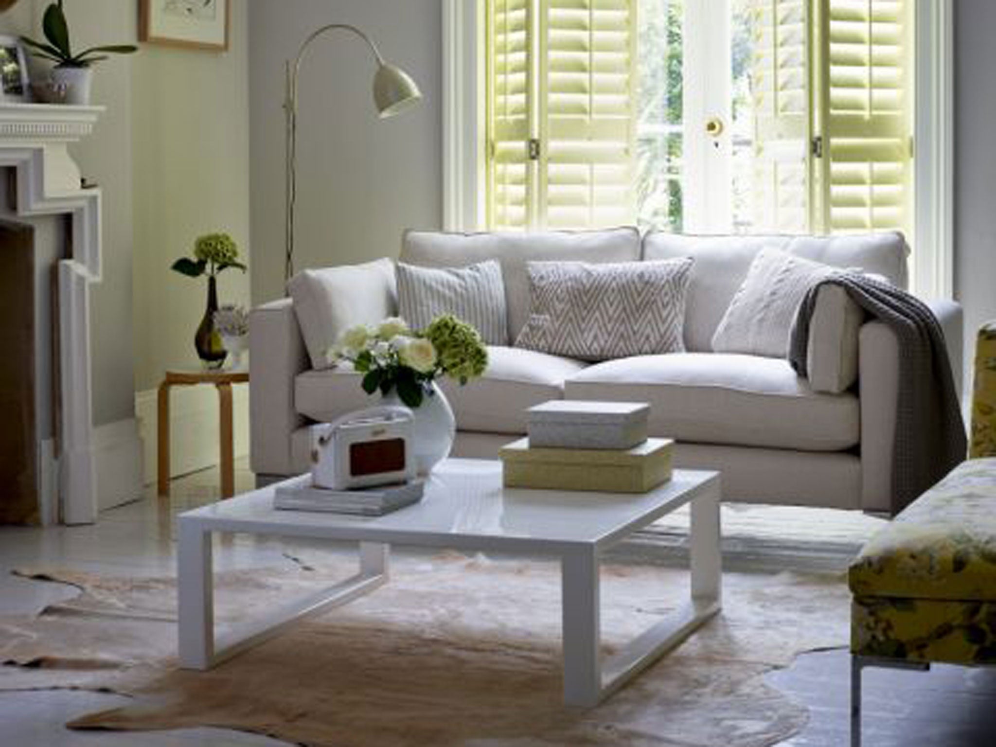 <p>Bring Me Sunshine</p>
<p>These made-to-measure, classic poplar painted window shutters are a softer way to the classic pairing of yellow and grey.</p>
<p>£169 per square metre, <a href="www.thecaliforniacompany.co.uk" target="_blank">thecaliforniacompany.co.uk</a></p>