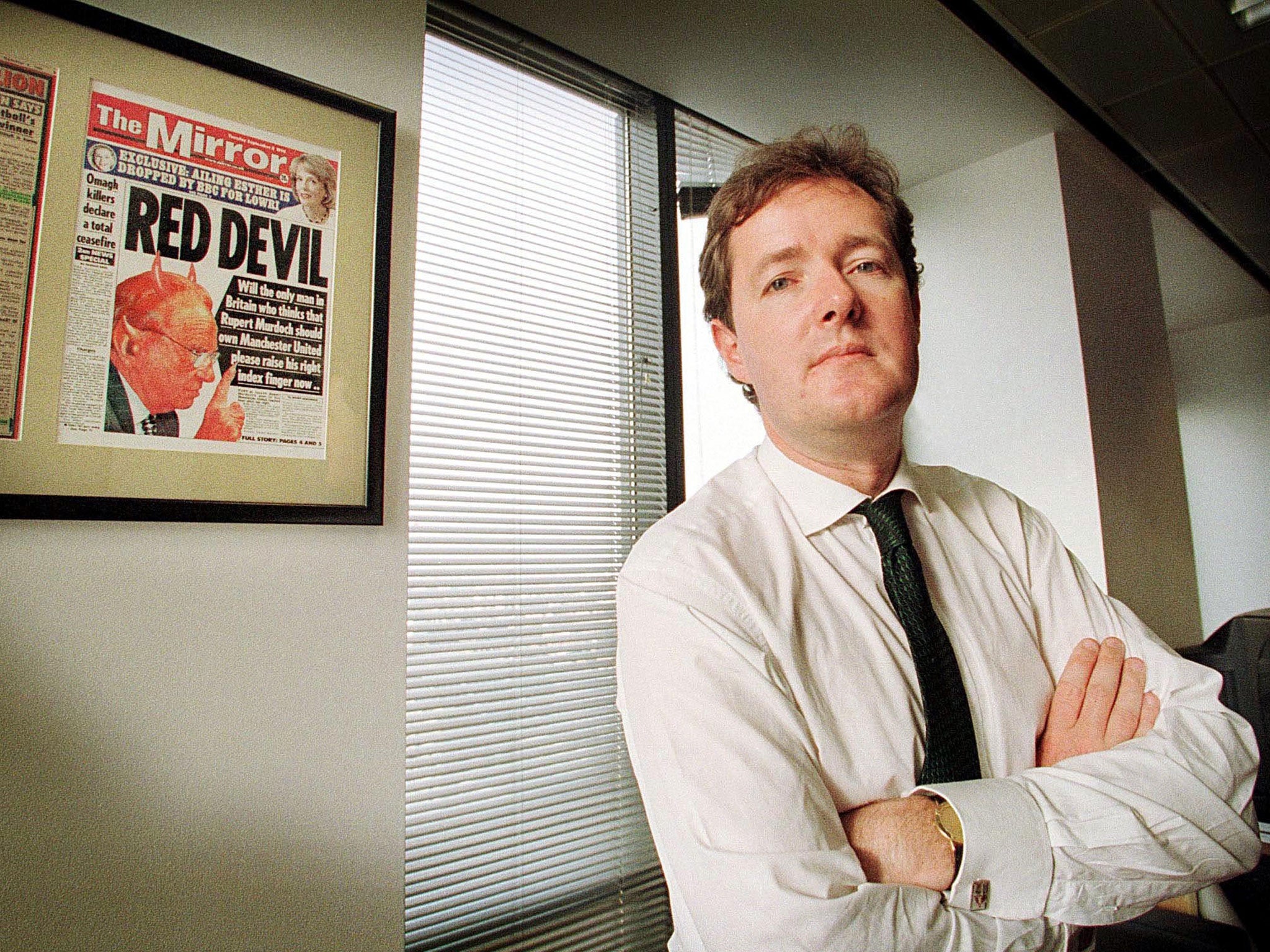 Piers Morgan was editor of The Mirror in the 90s