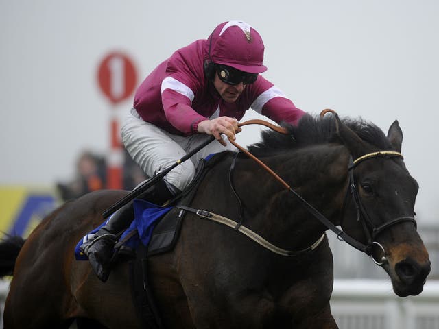 Sir Des Champs, who won at the Cheltenham Festival last year under Davy Russell 
