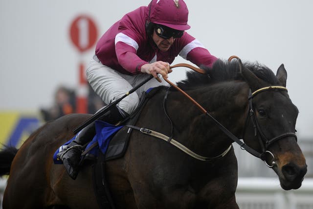 Sir Des Champs, who won at the Cheltenham Festival last year under Davy Russell 