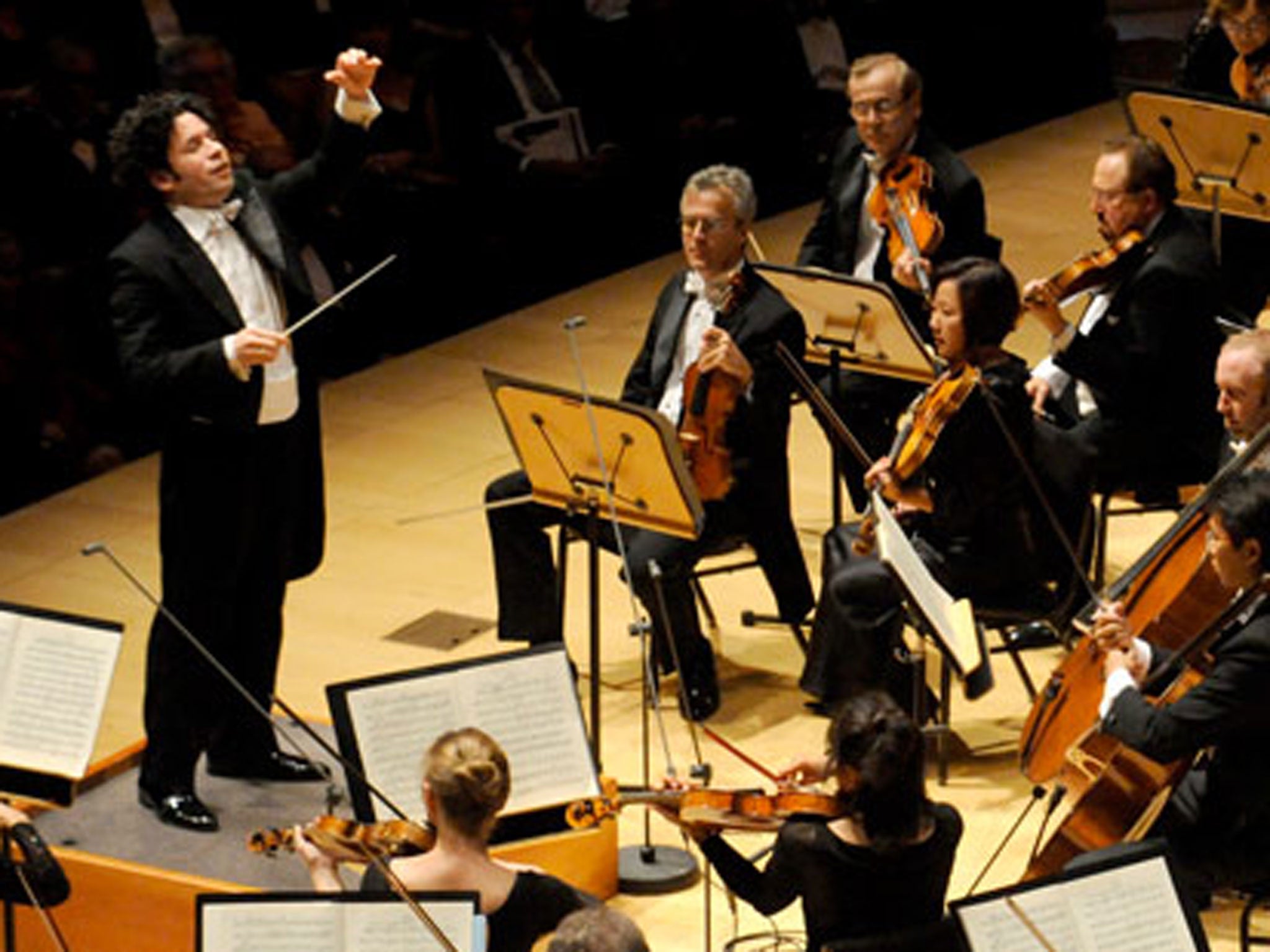 Gustavo Dudamel and the LA Philharmonic Orchestra