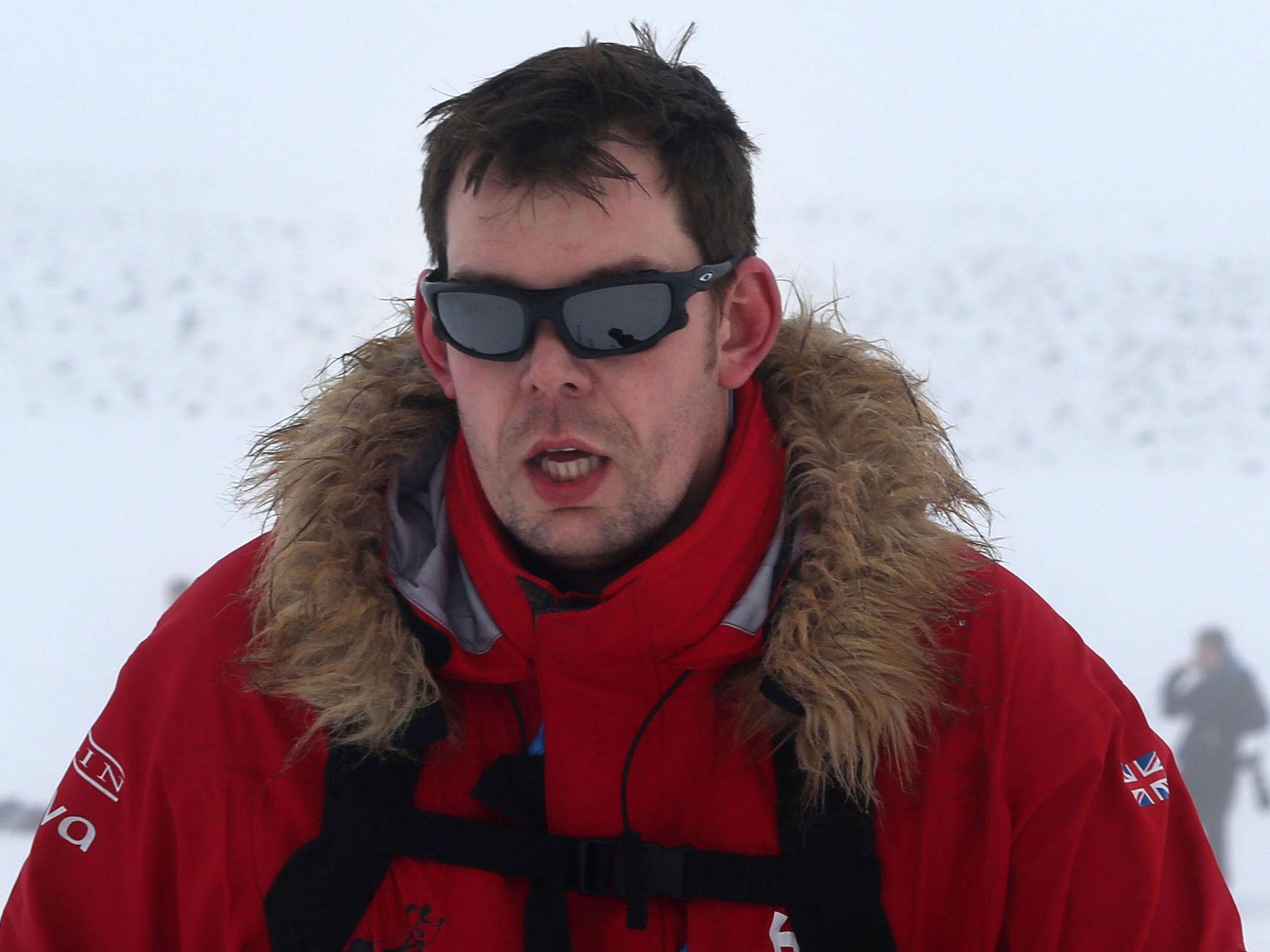 Duncan Slater, who hopes to become the first double-amputee to walk to the South Pole
