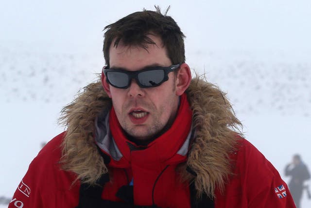 Duncan Slater travelled with Prince Harry to the South Pole