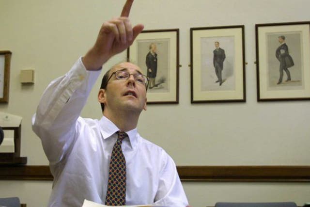 Pointing the way: Chairman Andrew Tyrie