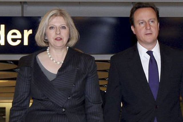 Theresa May and David Cameron are both seeking to build support among Tory MPs