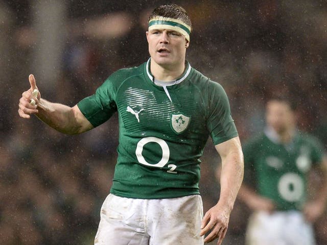 Brian o’Driscoll: The Irish centre will make his last appearance in Rome’s Stadio Olimpico today