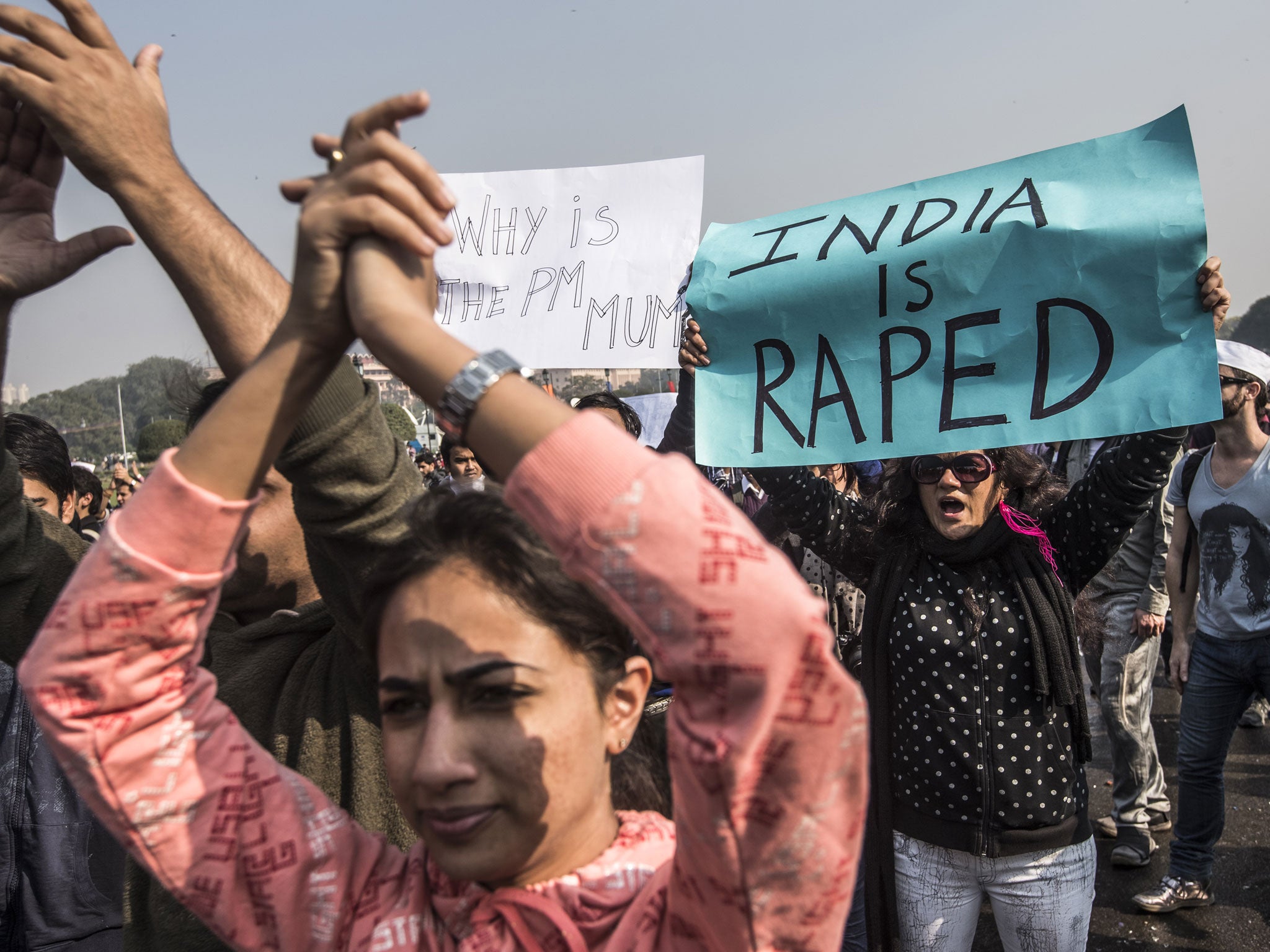 Indians protests against all-too-common gang-rapes in their country