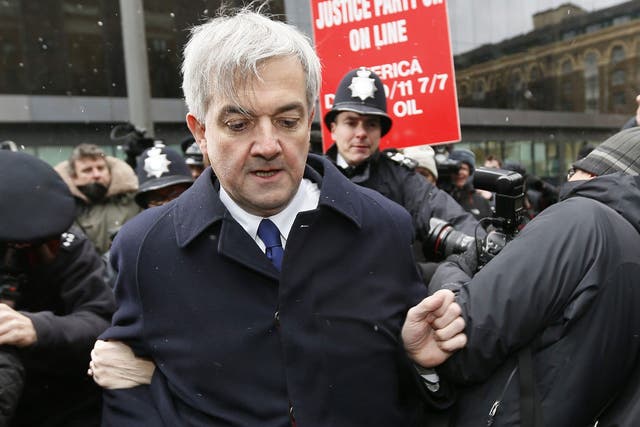 Marked man: Huhne arrives for sentencing last Monday at Southwark Crown Court