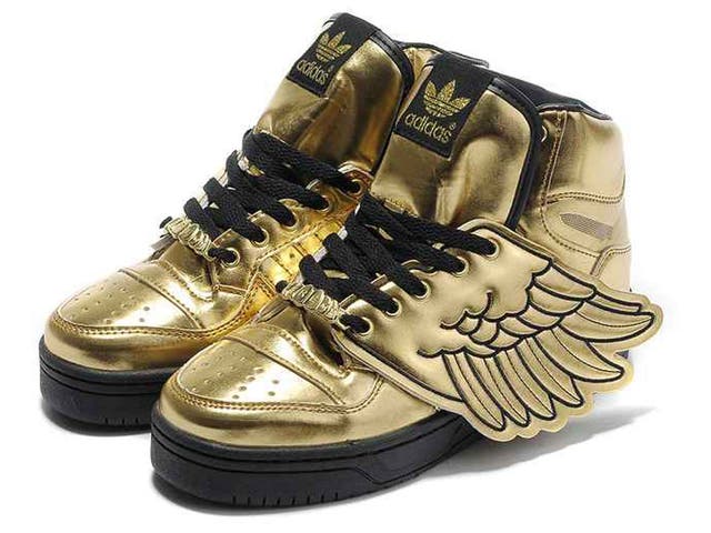 Jeremy Scott’s “wings” Adidas trainers