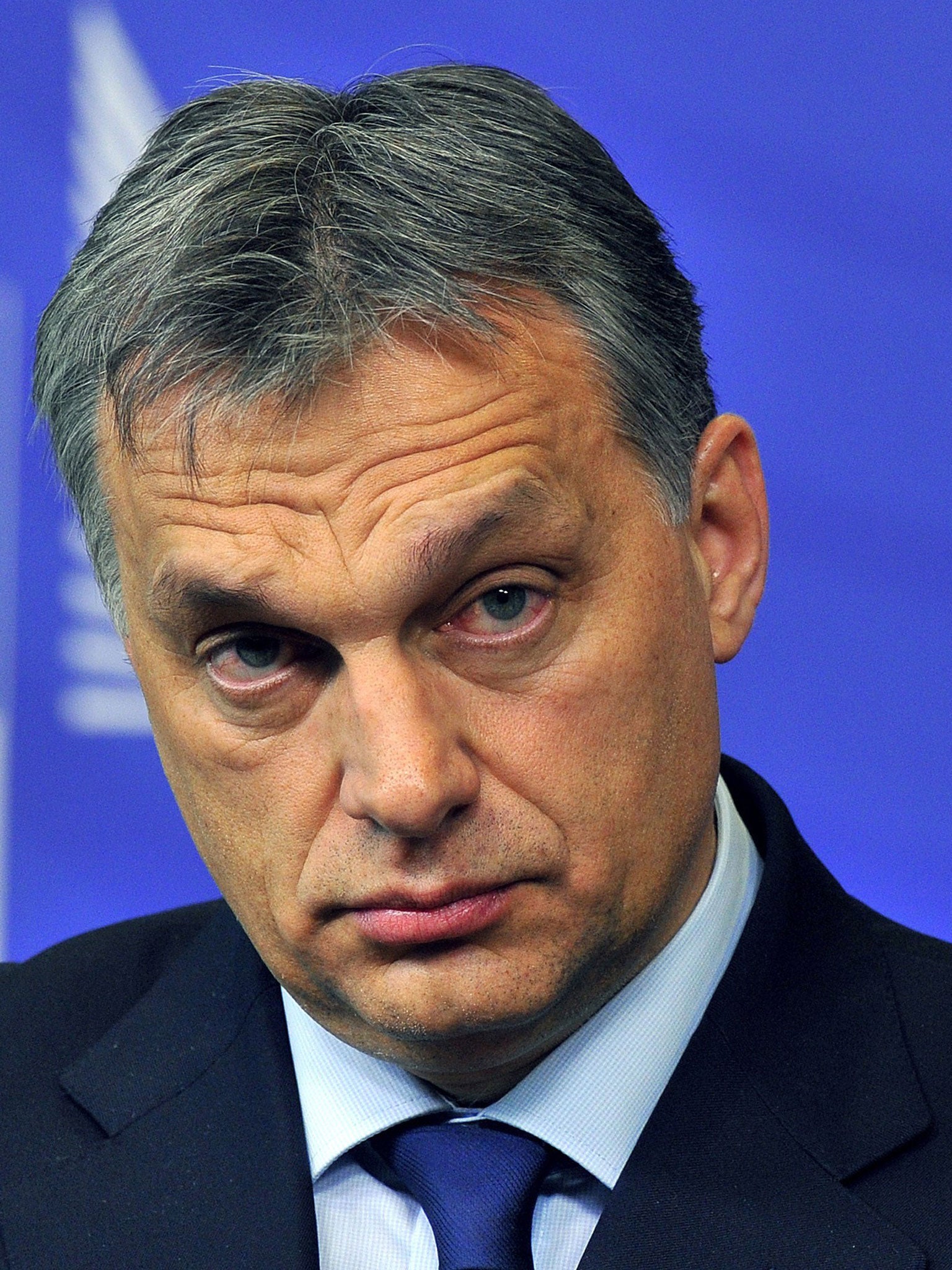 Conservative premier Viktor Orban (pictured) has come under fire after awarding Hungary's annual Tancsics prize to Ferenc Szaniszlo, a notorious right-wing TV presenter