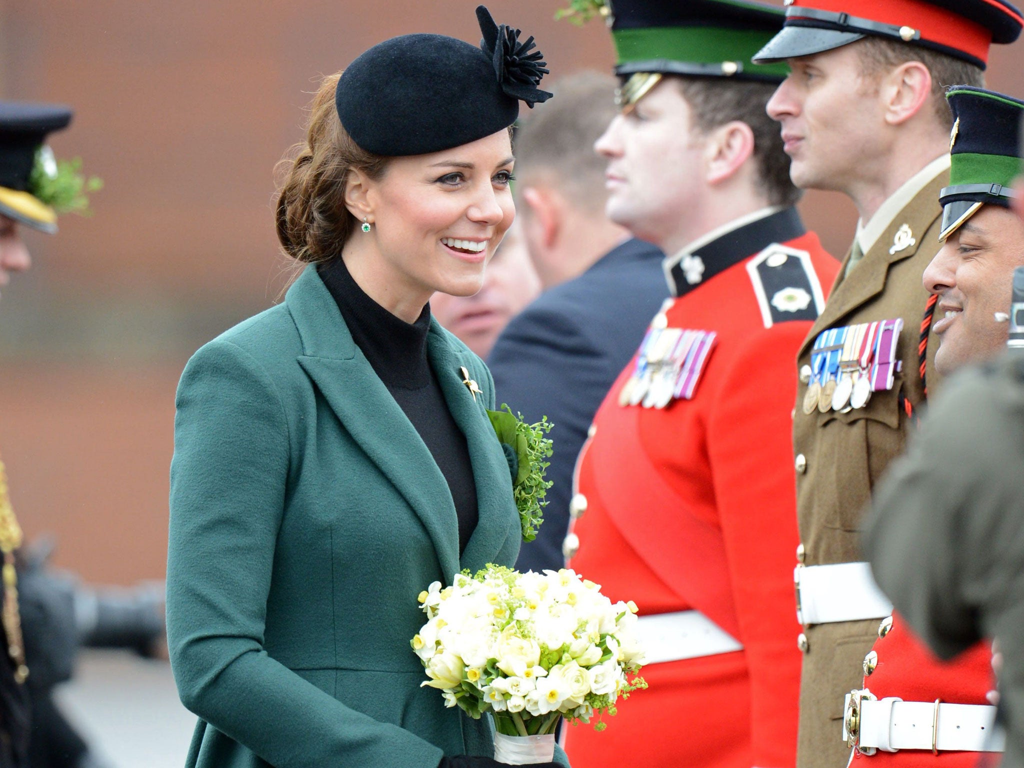 Kate Middleton told soldiers she wants a boy