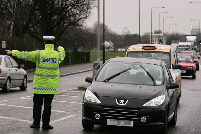 Police have launched a crackdown on distracted drivers