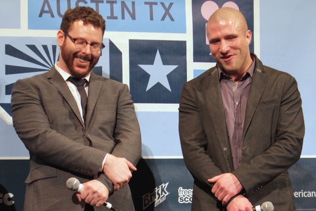 Net gains: Napster founders Sean Parker and Shawn Fanning
