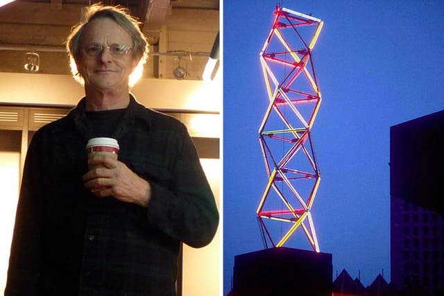 Philip Vaughan has accused the Hayward gallery’s executives of going back on plans to restore his Neon Tower work, right