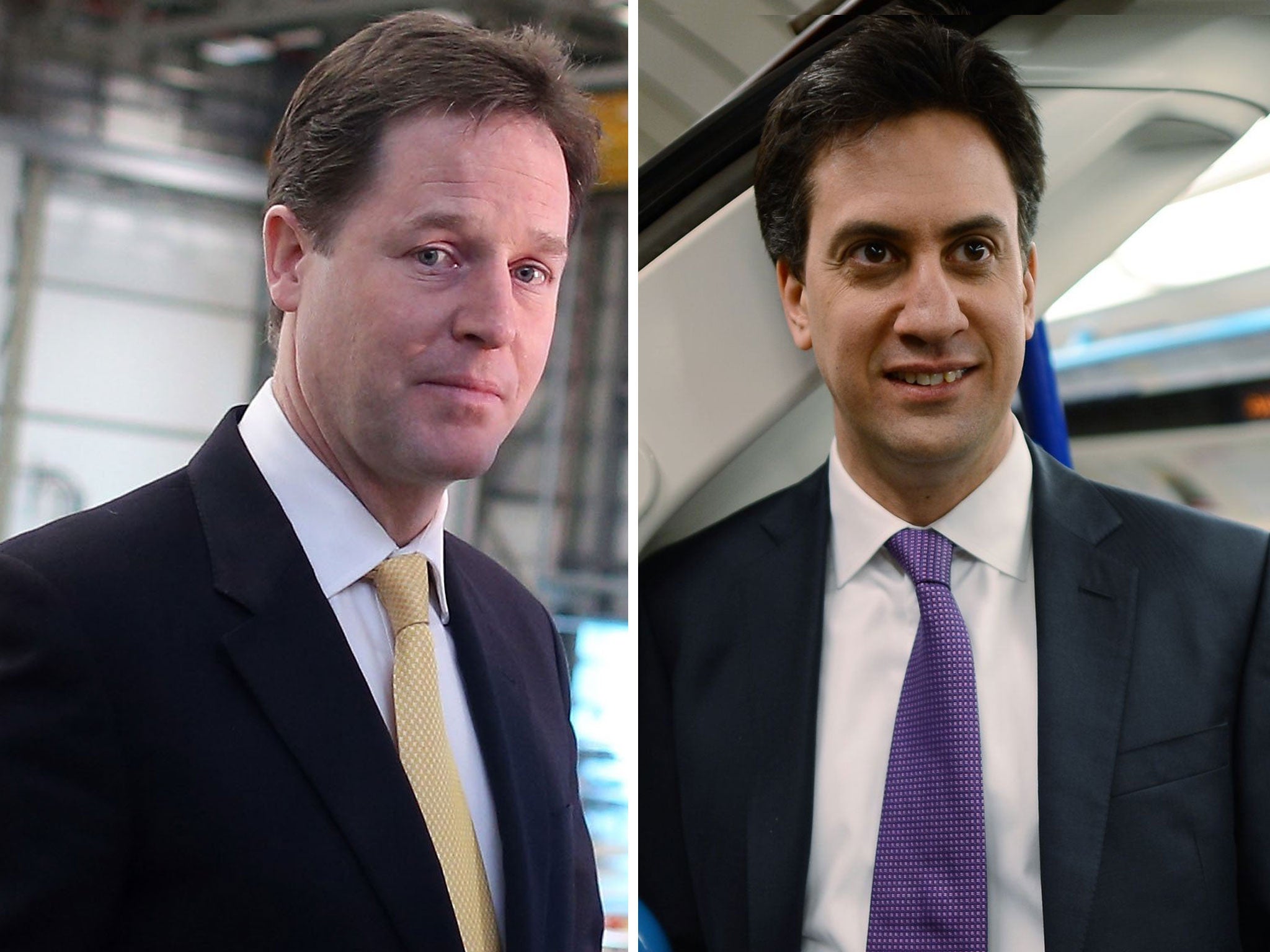 The Lib-Lab coalition: Pleased to have given less ground than Cameron. The fact talks were held in his office will not harm Ed Miliband’s leadership credentials. He says the deal will protect ‘future victims’ of press intrusion, while Nick Clegg says it is ‘everything I had hoped for’.