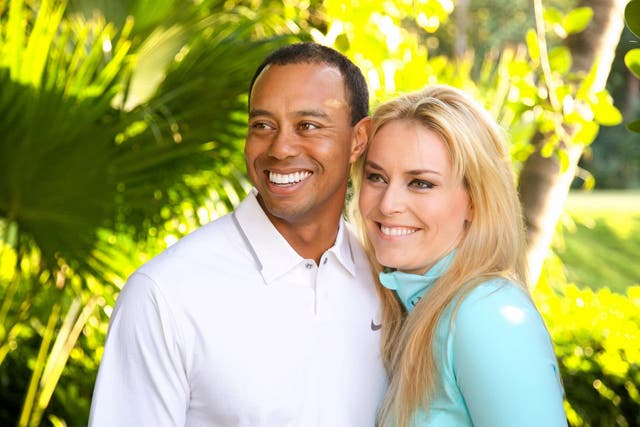 Tiger Woods with new girlfriend Lindsey Vonn