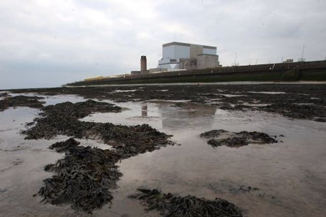 The existing Hinkley Point B's reactor near Bridgwater