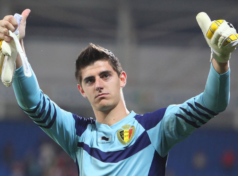 Chelsea goalkeeper Thibaut Courtois, on loan at Atletico