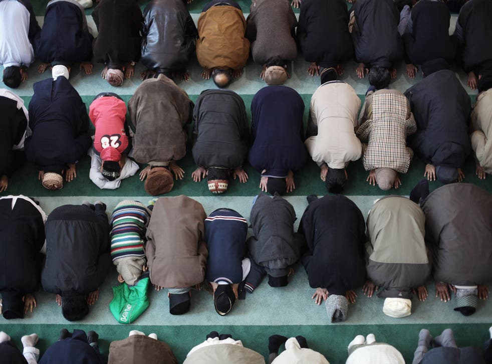 Muslims praying: Channel 4 is in discussions to broadcast morning prayers during Ramadan