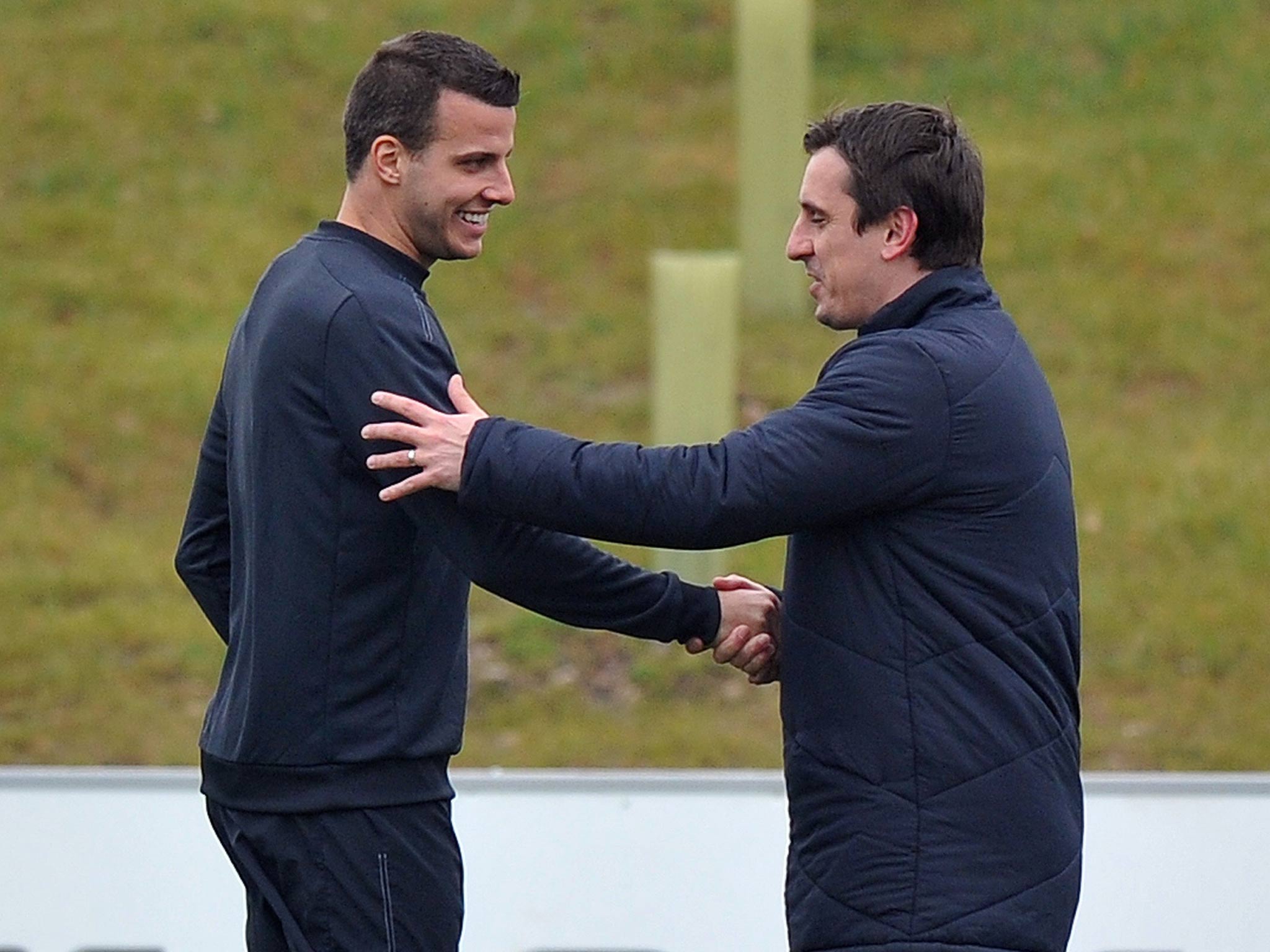 Gary Neville welcomes Steven Taylor to the England fold