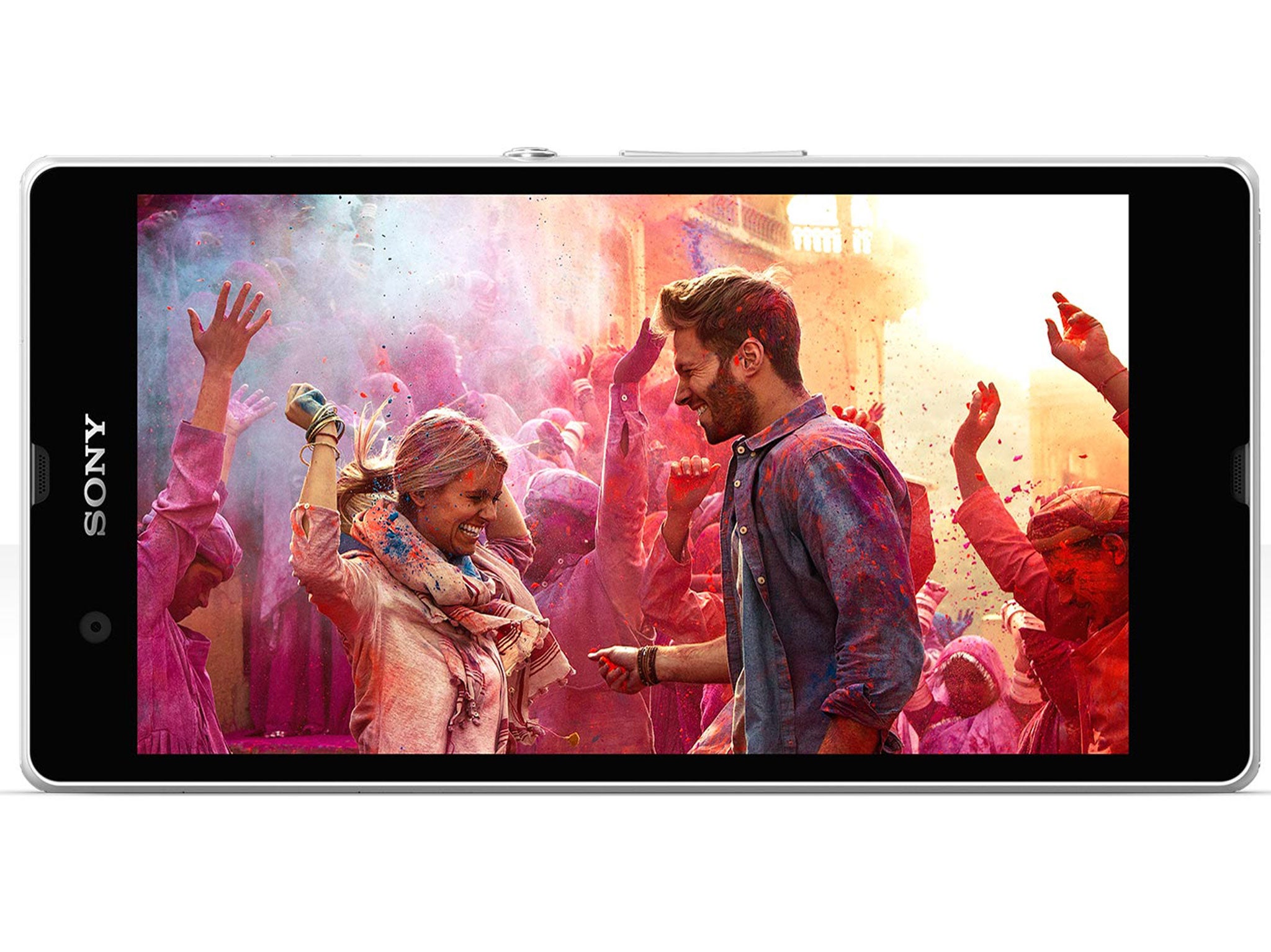 The Sony Zperia Z comes in black, white, or a jazzy purple