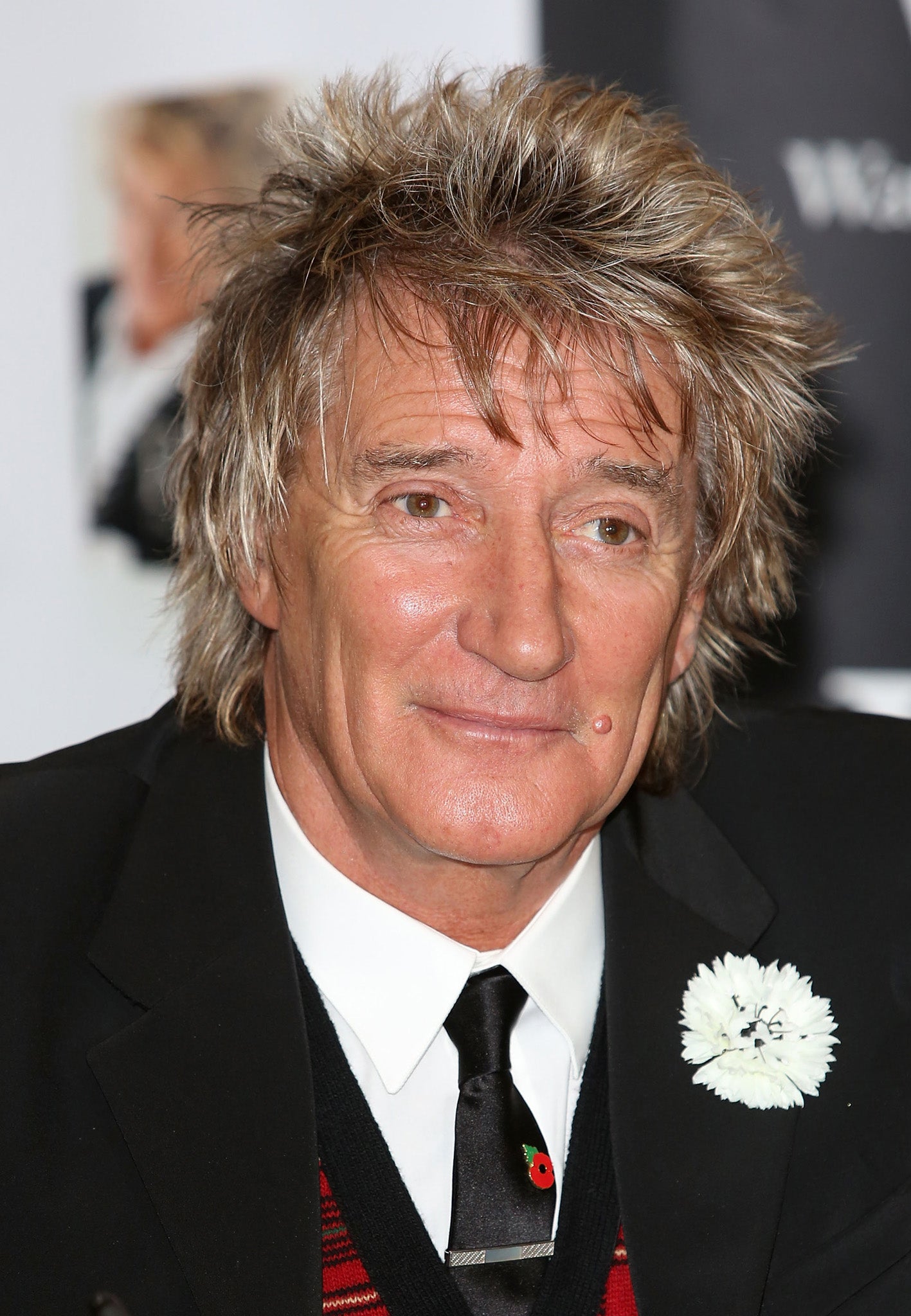 The artist Rod Stewart called everything to him