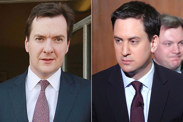 George Osborne and Ed Miliband