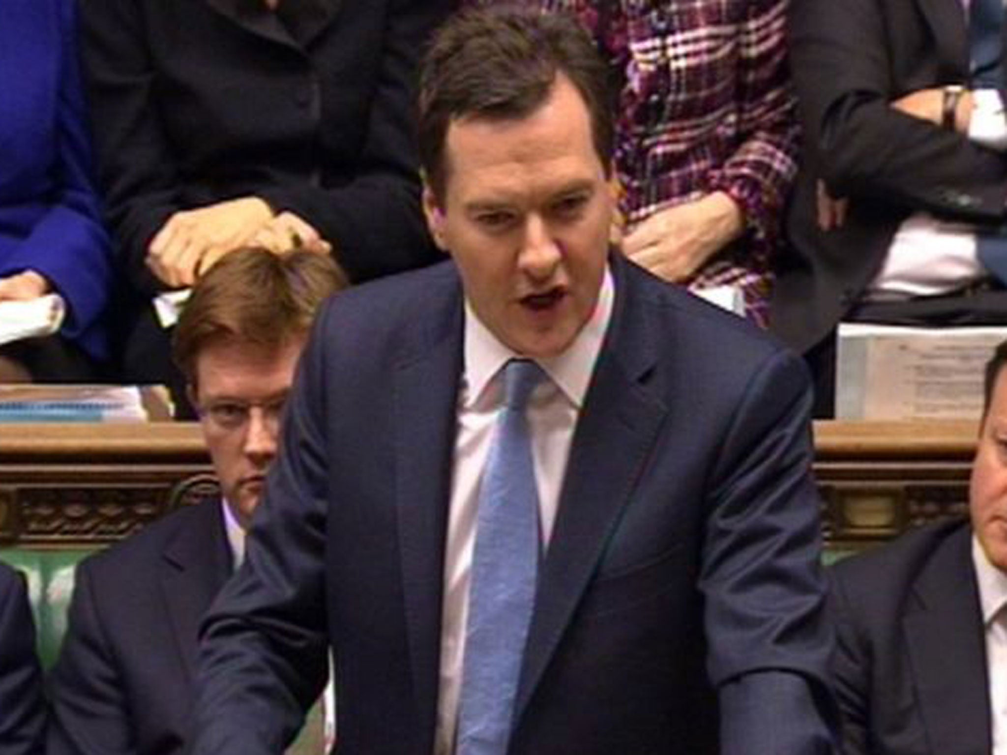 The Chancellor said another eurozone storm would hit the UK economy hard