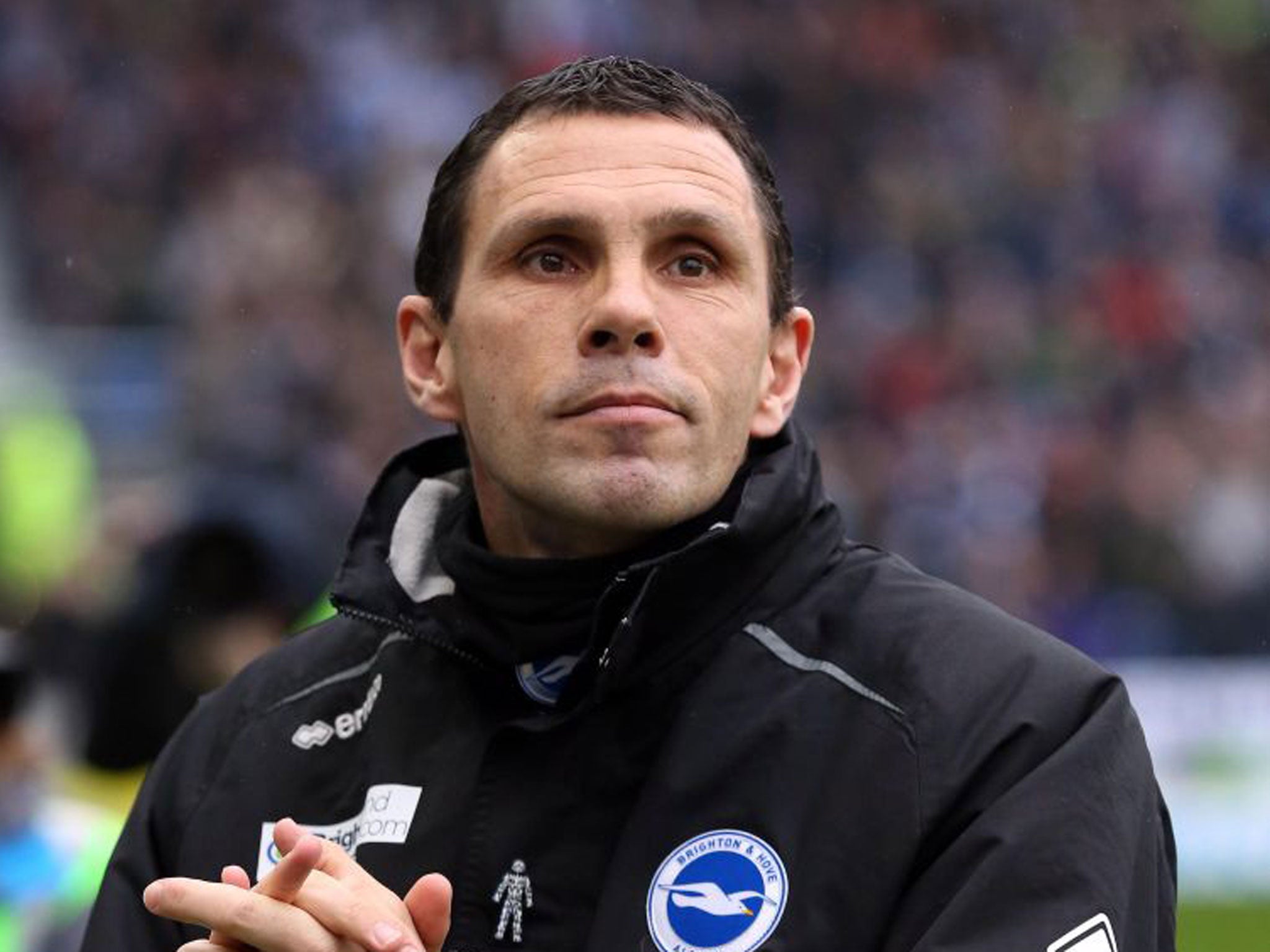 Gus Poyet has become frustrated by Brighton’s financial limitations