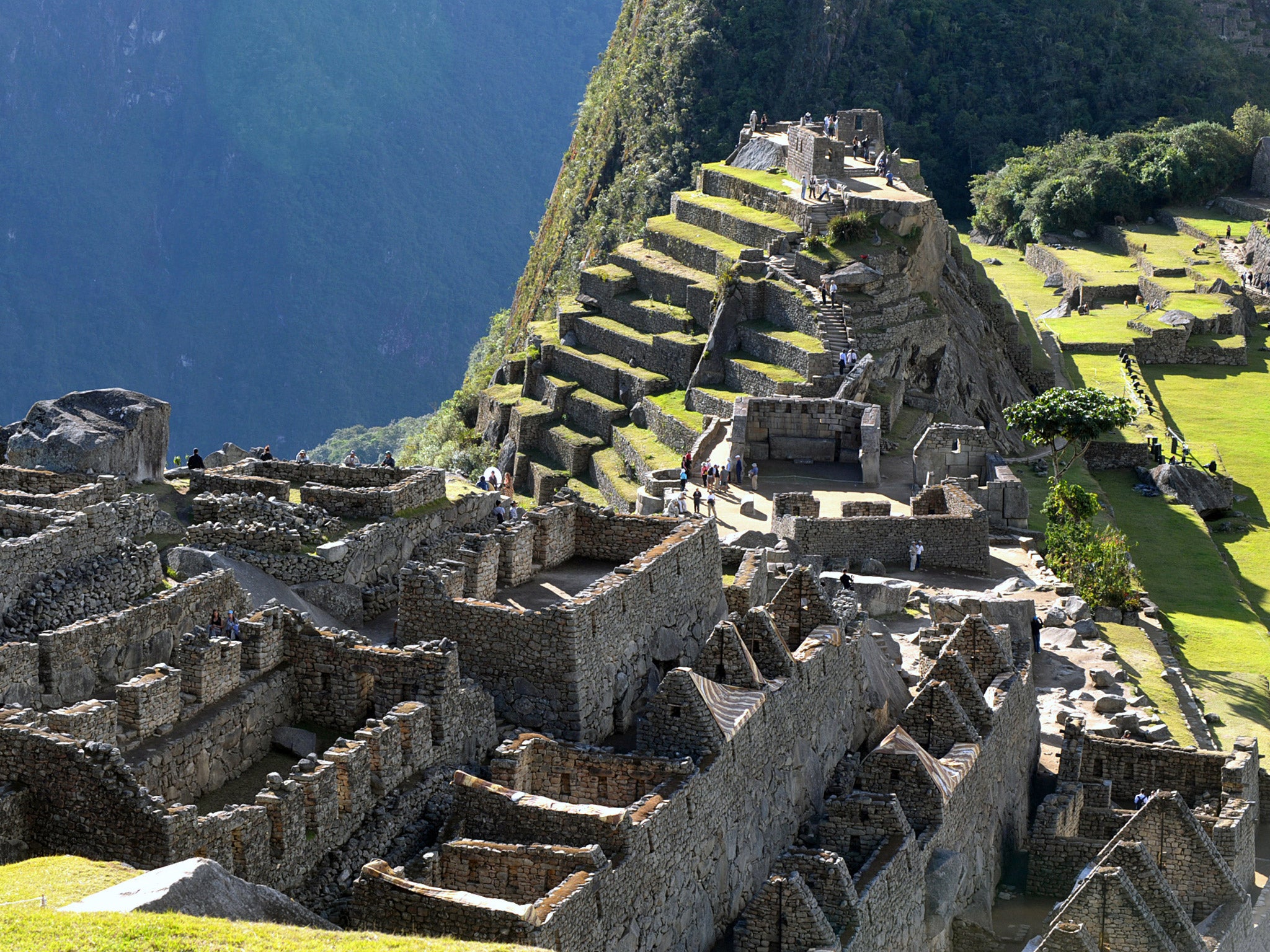 Machu Pichu in Peru, where Oliver Park fell to his death