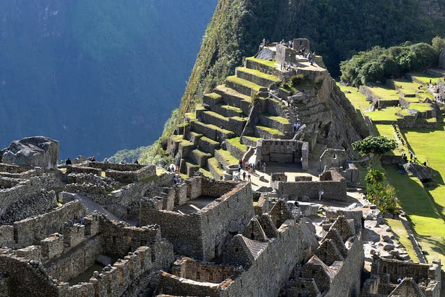 Machu Pichu in Peru, where Oliver Park fell to his death
