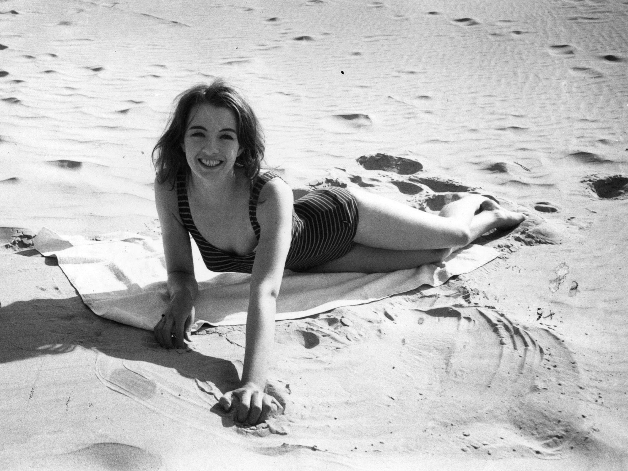 27th March 1963: Christine Keeler takes a holiday in Spain shortly before her controversial involvement with war minister John Profumo led to his resignation.