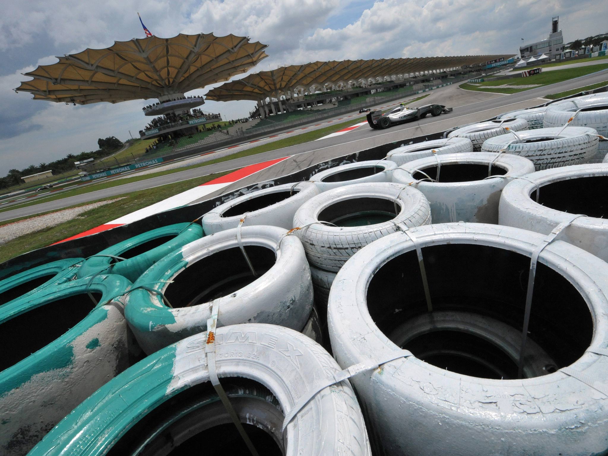 A view of the Malaysian Grand Prix circuit