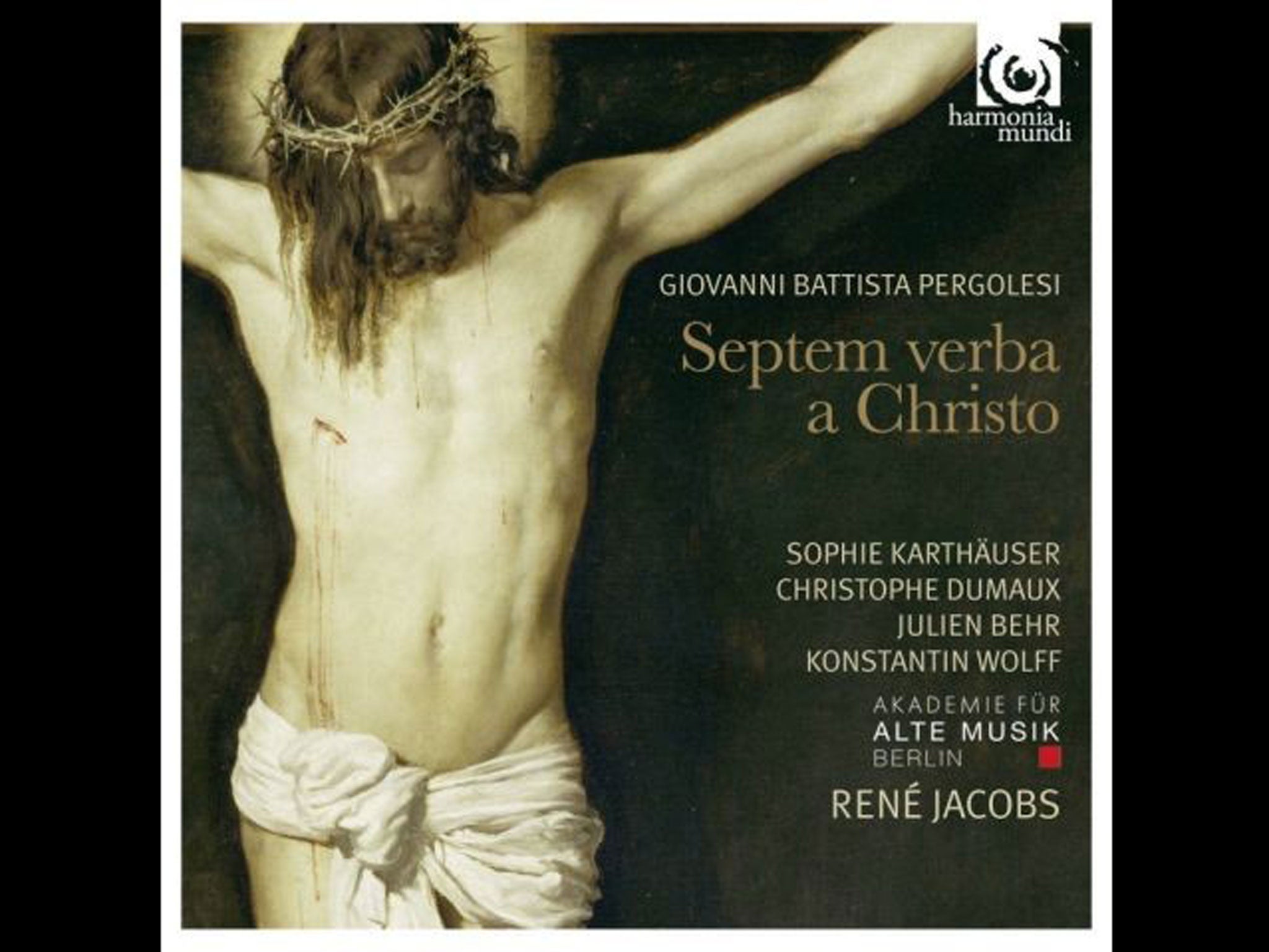 René Jacobs, Akademie Für Alte Musik Berlin Pergolesi: Septem Verba a Christo (Harmonia Mundi)